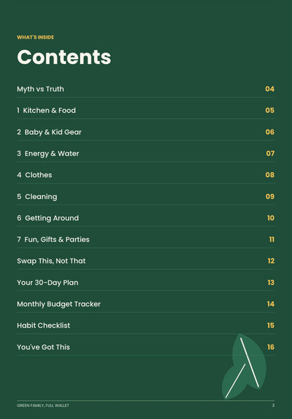 The Eco Family Budget Guide